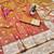 Wine zari woven banarasi silk traditional saree with blouse piece