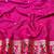 Dark blue zari woven baluchari silk traditional saree with blouse piece