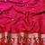 Green zari woven baluchari silk traditional saree with blouse piece