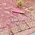 Pink zari woven banarasi silk traditional saree with blouse piece