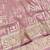 Pink zari woven banarasi silk traditional saree with blouse piece