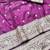 Wine zari woven banarasi silk traditional saree with blouse piece