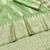 Light green zari woven banarasi silk traditional saree with blouse piece