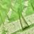 Light green zari woven banarasi silk traditional saree with blouse piece