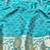 Light blue zari woven banarasi silk traditional saree with blouse piece