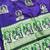 Purple zari woven baluchari silk traditional saree with blouse piece