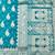 Rama zari woven banarasi silk traditional saree with blouse piece