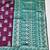 Wine zari woven baluchari silk traditional saree with blouse piece