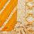 Mustard zari woven banarasi silk traditional saree with blouse piece