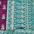 Wine zari woven baluchari silk traditional saree with blouse piece