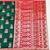 Green zari woven baluchari silk traditional saree with blouse piece