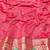 Cream zari woven banarasi silk traditional saree with blouse piece