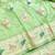Light green zari woven banarasi silk traditional saree with blouse piece