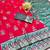 Rani zari woven baluchari silk traditional saree with blouse piece