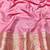 Pink zari woven banarasi silk traditional saree with blouse piece