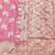 Pink zari woven banarasi silk traditional saree with blouse piece