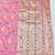 Pink zari woven banarasi silk traditional saree with blouse piece