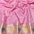 Pink zari woven banarasi silk traditional saree with blouse piece