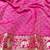 Cream zari woven banarasi silk traditional saree with blouse piece