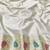 Cream zari woven banarasi silk traditional saree with blouse piece