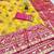 Gold zari woven silk traditional saree with blouse piece
