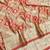 Red zari woven banarasi satin silk traditional saree with blouse piece