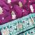 Wine zari woven baluchari silk traditional saree with blouse piece