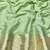 Light green zari woven banarasi silk traditional saree with blouse piece