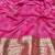 Cream zari woven banarasi silk traditional saree with blouse piece