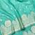 Light blue woven banarasi silk traditional saree with blouse piece
