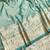 Firozi zari woven banarasi satin silk traditional saree with blouse piece