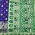 Purple zari woven baluchari silk traditional saree with blouse piece