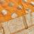 Orange zari woven banarasi silk traditional saree with blouse piece