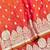 Rani zari woven banarasi silk traditional saree with blouse piece