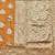 Orange zari woven banarasi silk traditional saree with blouse piece