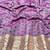 Wine zari woven banarasi silk traditional saree with blouse piece