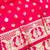 Pink zari woven banarasi silk traditional saree with blouse piece