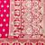 Pink zari woven banarasi silk traditional saree with blouse piece