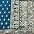 Blue zari woven banarasi silk traditional saree with blouse piece