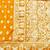 Orange zari woven banarasi silk traditional saree with blouse piece