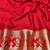 Green zari woven baluchari silk traditional saree with blouse piece