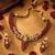 Kundan & Stone Peacock Motif Necklace Set