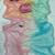 Pink colour digital print georgette sequence saree with unstitched blouse