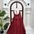 Maroon colour chanderi jacquard anarkali suit set with dupatta