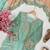 Green colour fendy silk embroidered kurti sharara set with dupatta