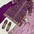 Royal plum colour heavy chinnon silk kurti palazzo set with dupatta