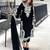 Black colour chinon silk kurti palazzo set with georgette dupatta