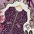 Royal plum colour heavy chinnon silk kurti palazzo set with dupatta