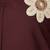 Brown colour embroidered rayon co-ord set for women