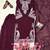 Maroon colour chinon silk kurti palazzo set with georgette dupatta